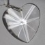 Herz klein - Feng Shui Kristall 28x28mm