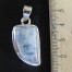 Regenbogen Mondstein Tropfen geschwungen Anhänger 16/37x18mm